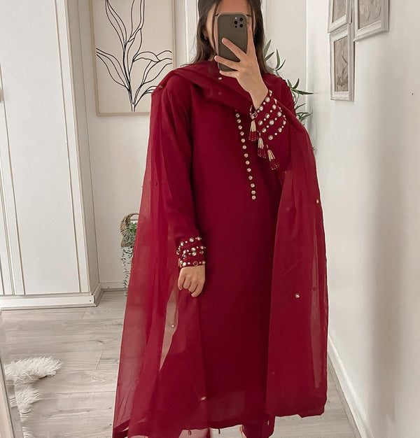 SUMMER WEAR  PEARL- HEMEL SILK