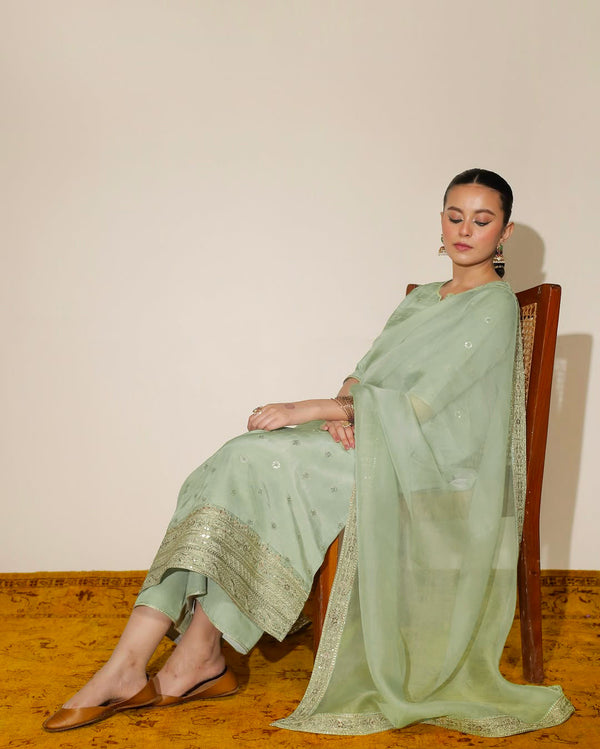 Green Fairy | 3-Piece Stitched Lawn Arrival