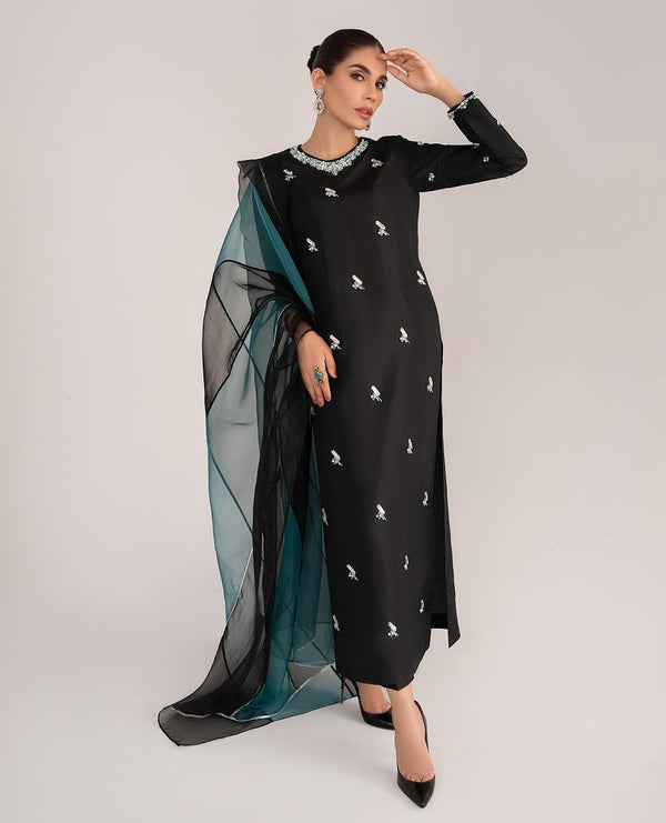 SUMMER WEAR  ALIC BLACK- HEMEL SILK