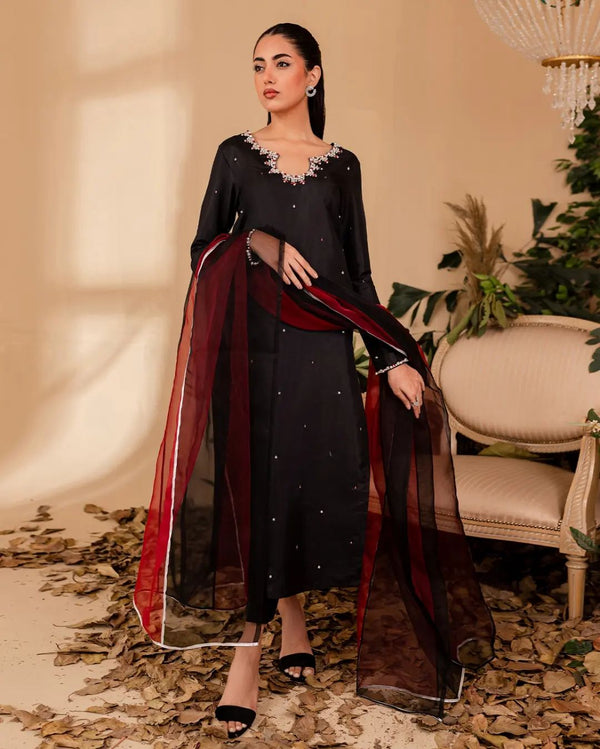SUMMER WEAR  DIAMOND- HEMEL SILK