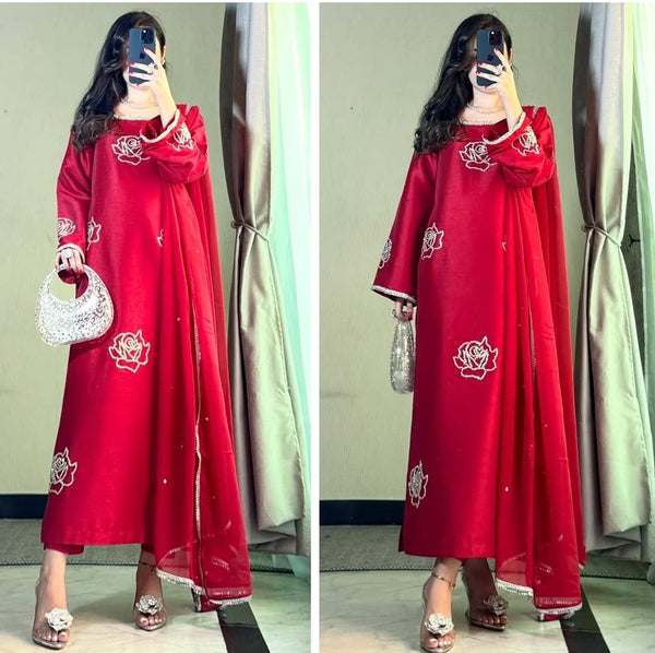 SUMMER WEAR  BASMA - HEMEL SILK