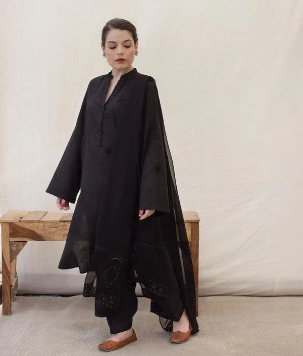 Black Swan | 3-Piece Stitched Outfit
