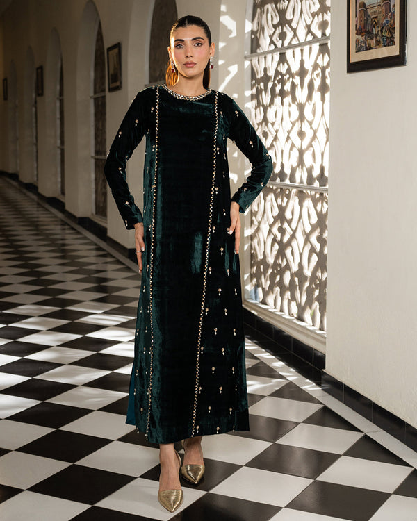 WA-MIRIM VELVET DRESS  STITCH