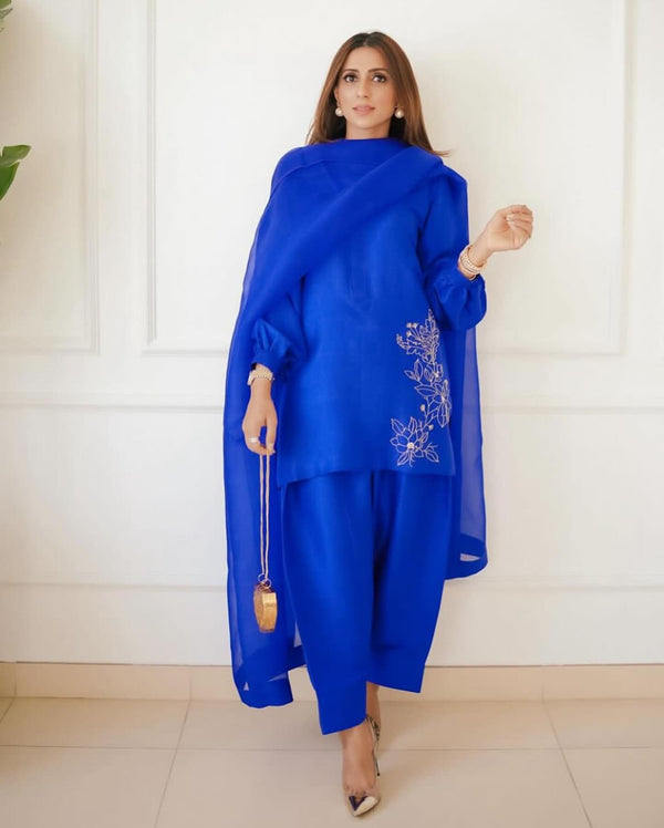 SUMMER WEAR D BLUE STITCH